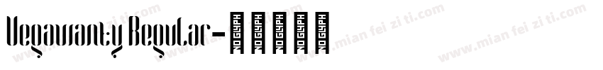 Vegawanty Regular字体转换
